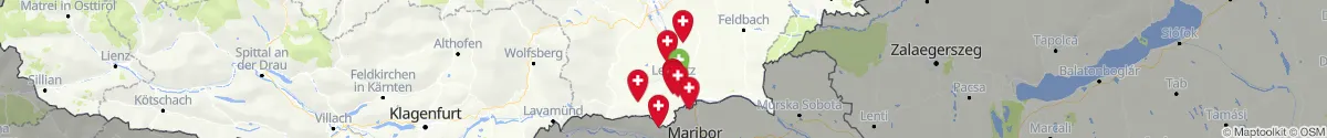 Map view for Pharmacy emergency services nearby Leibnitz (Steiermark)